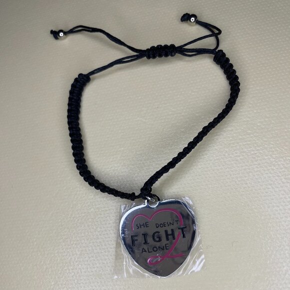 Breast Cancer Awareness Support Bracelet - Picture 1 of 4